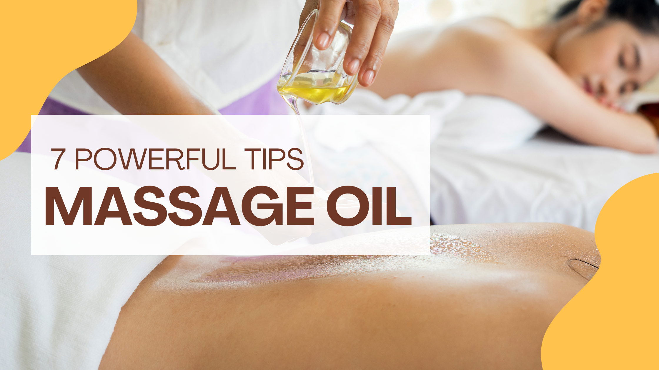 massage oil tips